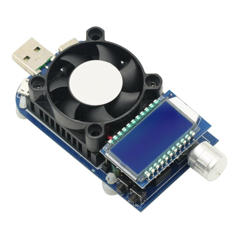 GODIYMODULES KZ35 35W QC2.0 QC3.0 جهاز اختبار الحمل الإلكتروني USB مقاوم قابل للتعديل للتيار المستمر اختبار سعة جهد البطارية مقياس الجهد - Image 1